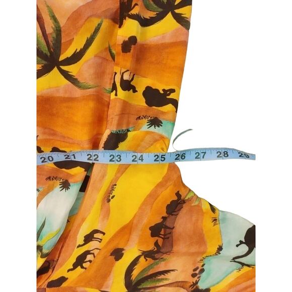 Anthropologie Chufy Oasis Desert Camel Oversized Boho Maxi Dress $550 Large - Picture 10 of 12